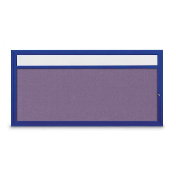 Slim Enclosed Corkboard, 36"x36", Bronze Alum Frame/Black